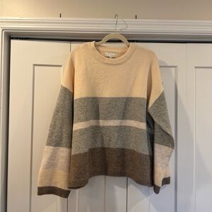 Pinch Soft Crewneck Sweater in Light Cream